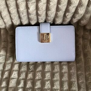Kate spade light blue wallet with tag